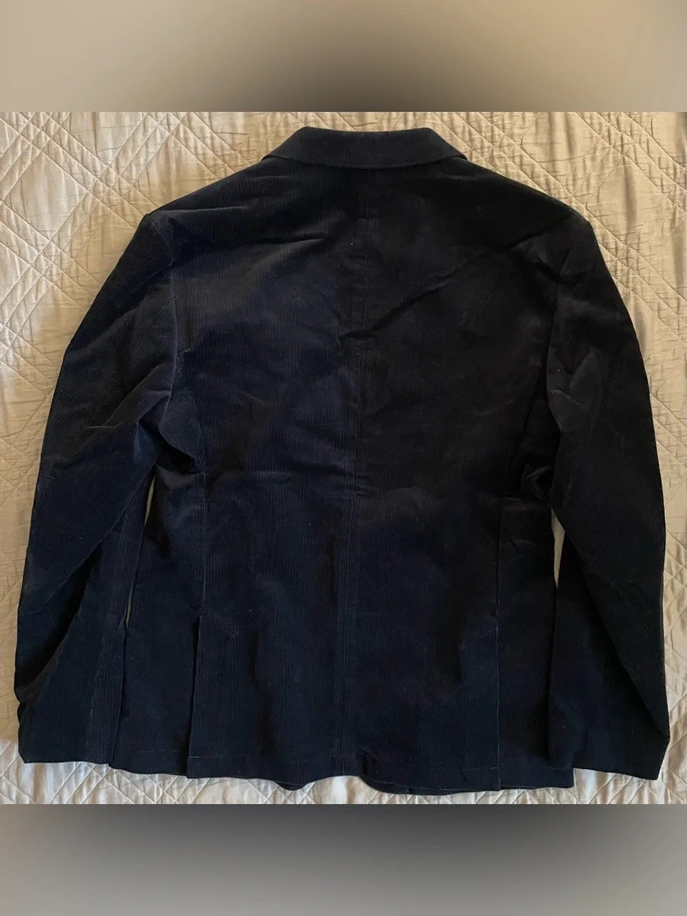 J. CREW Ludlow Slim-fit suit jacket in Italian navy corduroy Size 40 S CL278